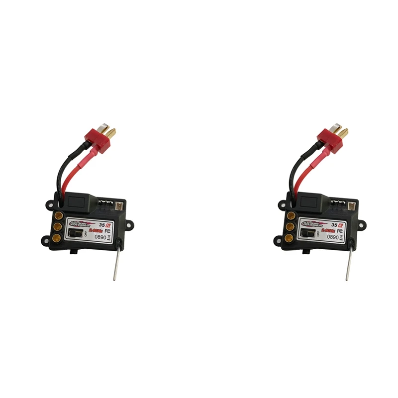 

2X Brushless Electronic Speed Controller ESC QZJ06 For Xinlehong Hosim Q901 Q902 1/16 RC Car Spare Parts Accessories