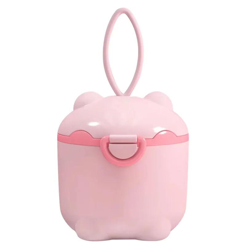 AINY-Multi-Functional Baby Milk Powder Dispenser, Portable Storage Container With Sealed Grids For Rice, Flour, And Snacks