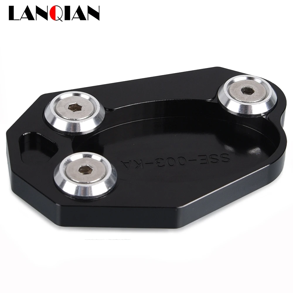 Soporte lateral para motocicleta, placa ampliadora, soporte, estante de pie para Kawasaki Ninja ZX10R NINJA 1000 J300 Z900 Z-900 Z900SE Z900RS Cafe