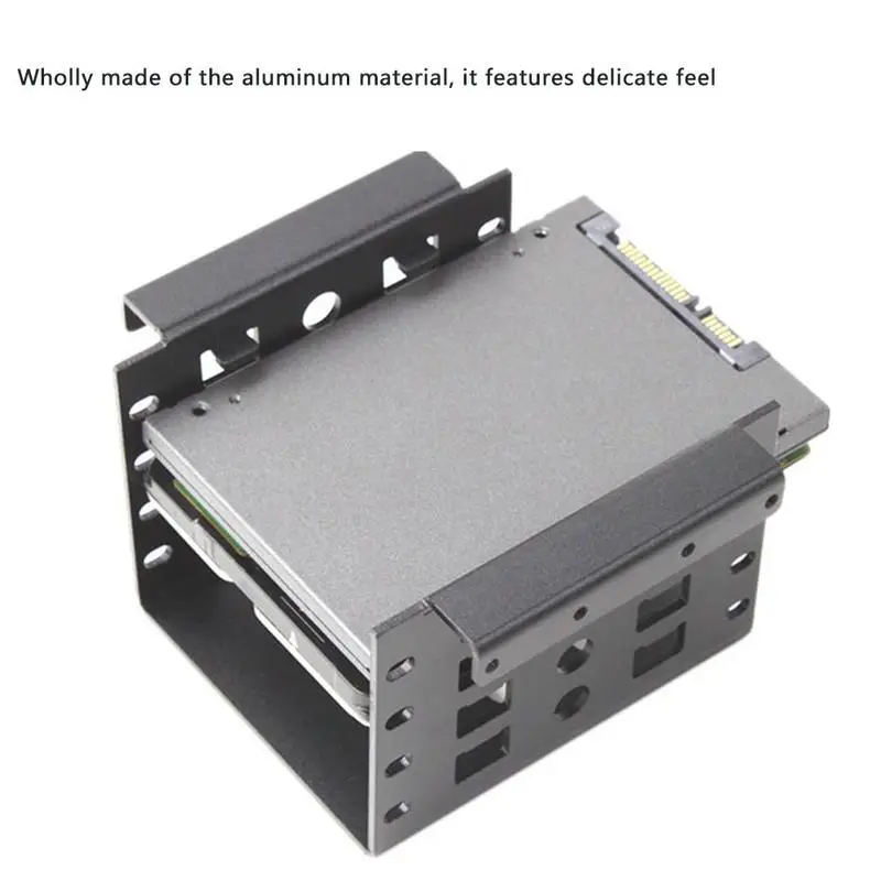 New Seatay SU304 2.5 Inch HDD Rack 2.5 Inch To 3.5 Inch Solid-State Expansion Built-In All-Aluminum Hard Disk Rack Frame