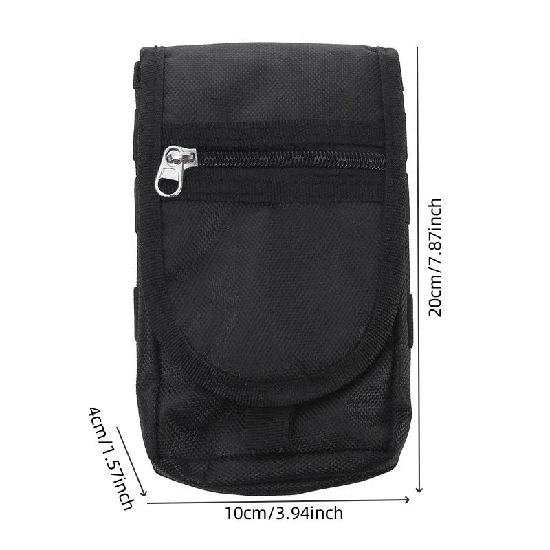 Multi-Purpose Phone Belt Pouch Tactical Phone Pouch Carry Waist Bag Men Mobile Phone Bag Casual Waist Bag Daily Coin Purse image 6