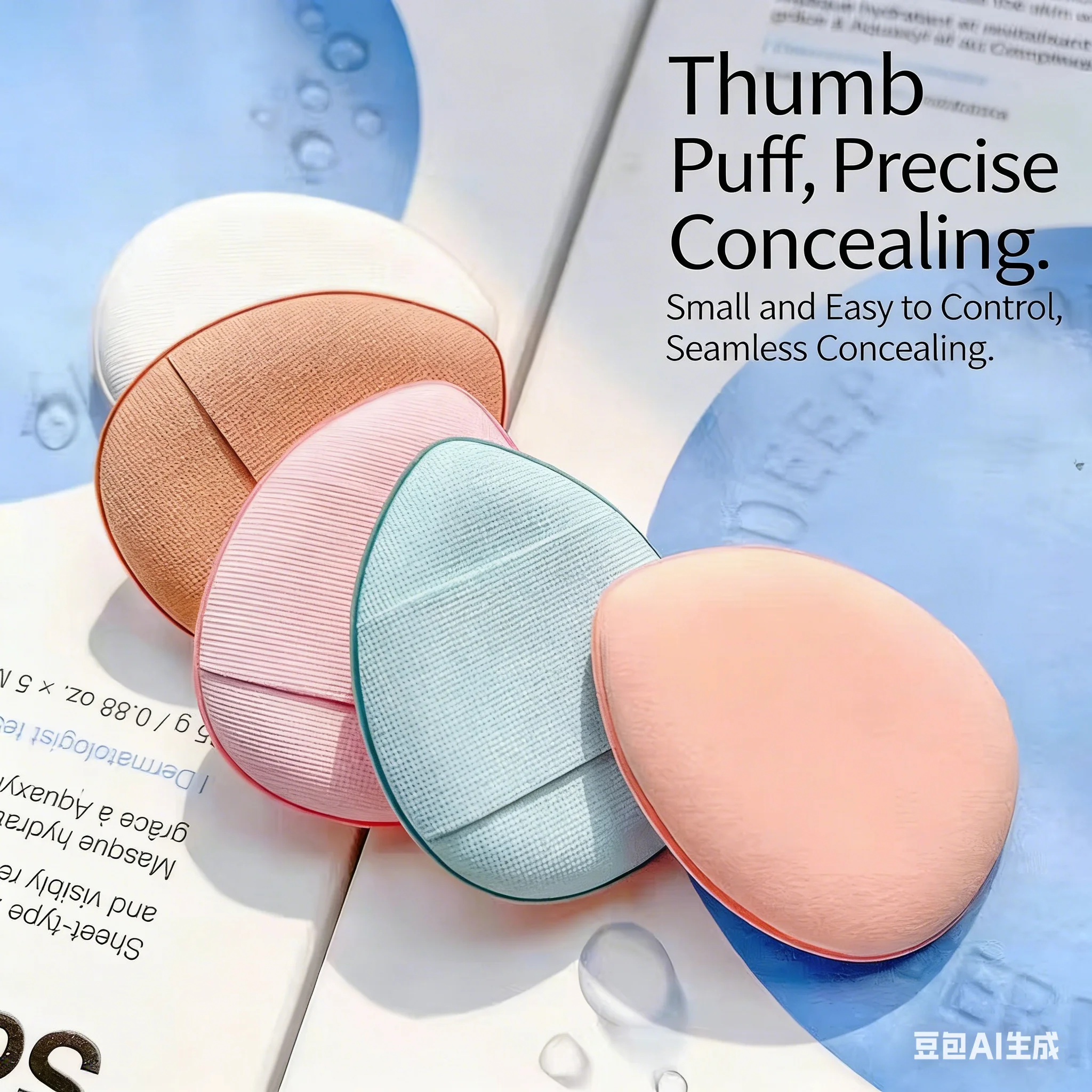 3 قطعة مثلث المخملية مسحوق نفخة الوجه مستحضرات التجميل العين الجمال ماكياج أداة قابلة لإعادة الاستخدام الإسفنج قابل للغسل مسحوق صغير نفخة الملحقات