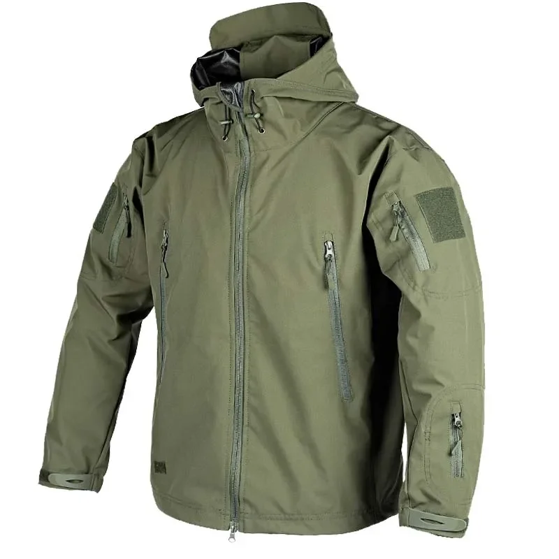 Outdoor Jacket Men Tactical Jackets Waterproof US Camo Coat Wear Resistant Airsoft Mens Clothing Windbreakers Hunting Jackets