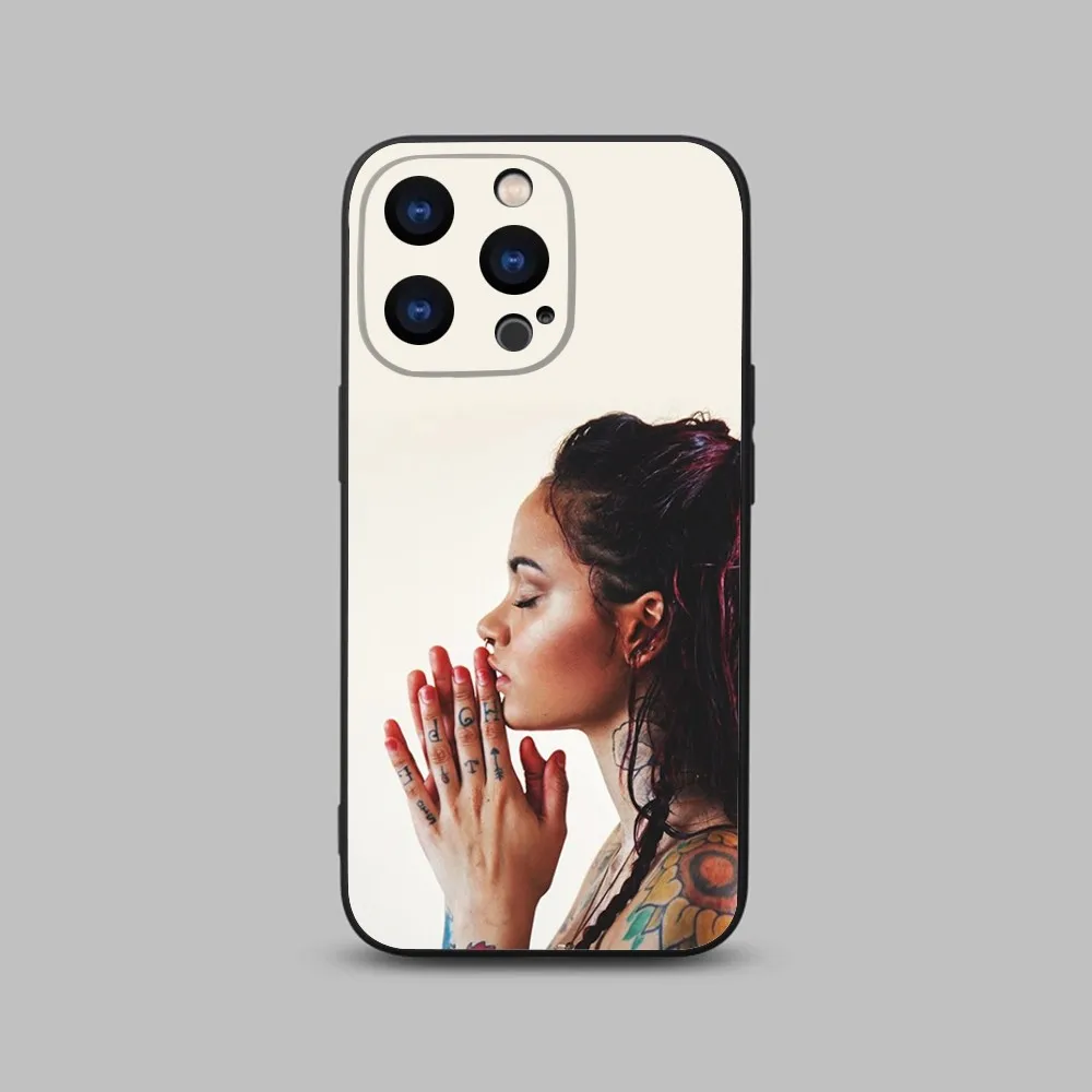 Kehlani parrish American singer Phone Case For iPhone 15,14,13,12,11 Plus,Pro,Max,XR,XS,X,7,8 Plus,SE,Mini Black Silicone Soft image 5
