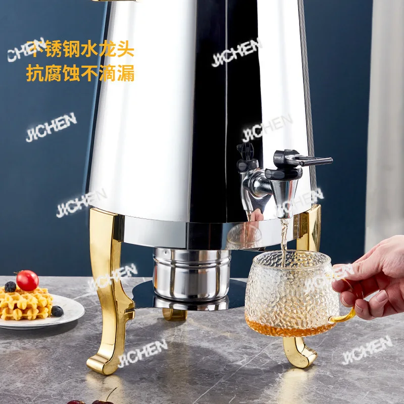 

ZCC Commercial Coffee Tripod, Juice Tripod, Electric Heating And Insulation Milk Bucket Beverage Machine With Faucet 13L