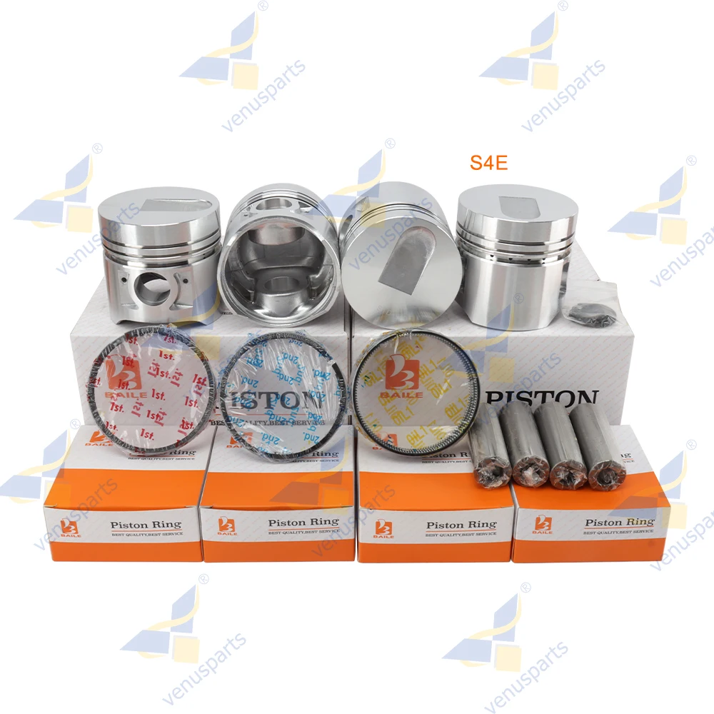 S4E Overhaul Rebuild Repair Kit For Mitsubishi Piston With Rings Cylinder Liner Set Engine Parts 34417-04101 94*2.5HK+2+4.5