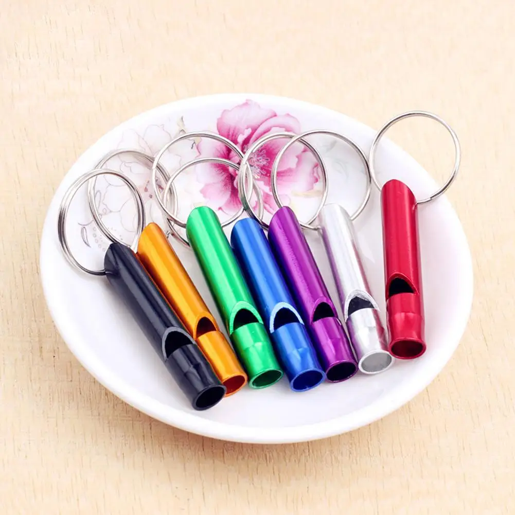 

Metal Whistle Pendant Keyring Outdoor Multifunctionele Hanger Survival Emergency Sleutel Mini Gift Team 1pcs Size K3Q6