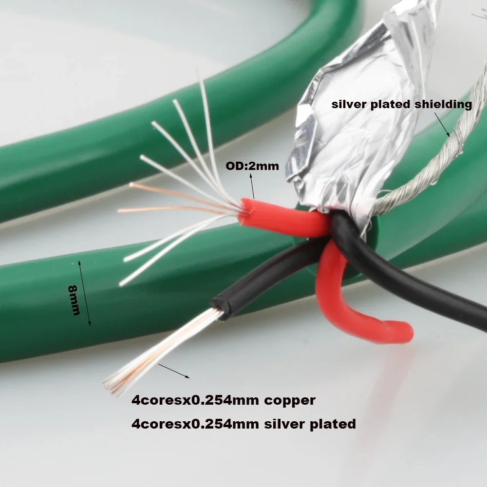 MCINTOSH 2328 99.998% Cabo de áudio HiFi de cobre puro Cabo de interconexão RCA Audiophile RCA para RCA Fio de áudio