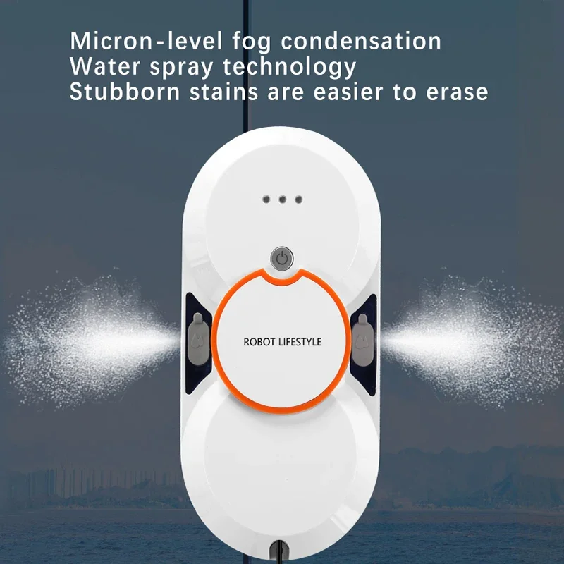 Robotic Window Cleaner Two Sides Automatic Spray Water APP and Remote Control Best Seller Washer Clean Glass Wiper for Home