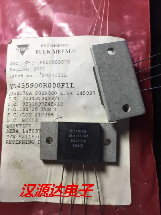 

2pcs/lot Y1435900R000F1L RLK S176A 900R 1% chips Electronic new