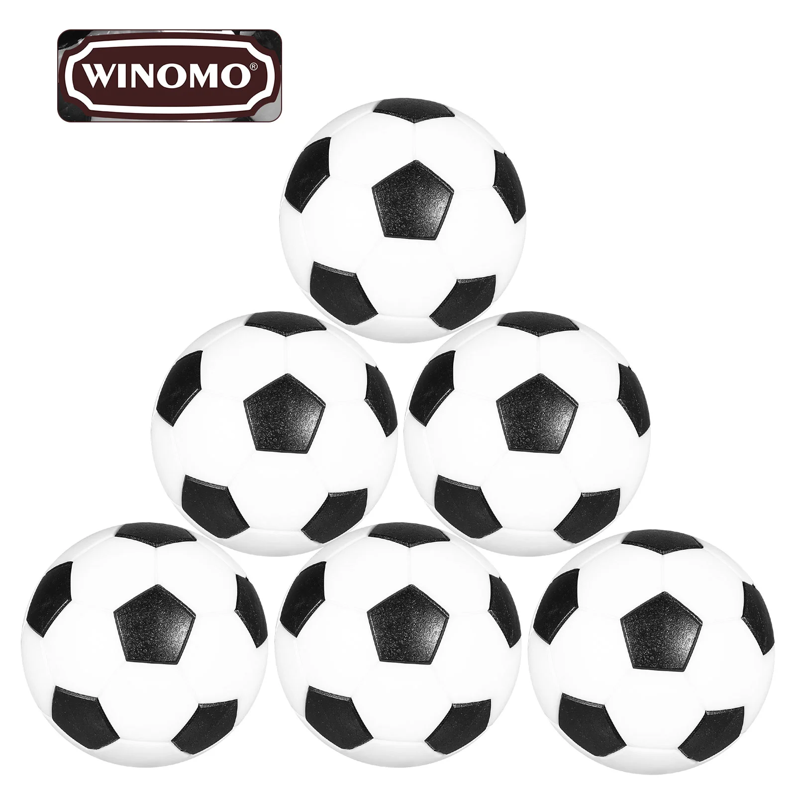 Replacement Soccer Balls Billiards Table Football Black and White Accessories Mini