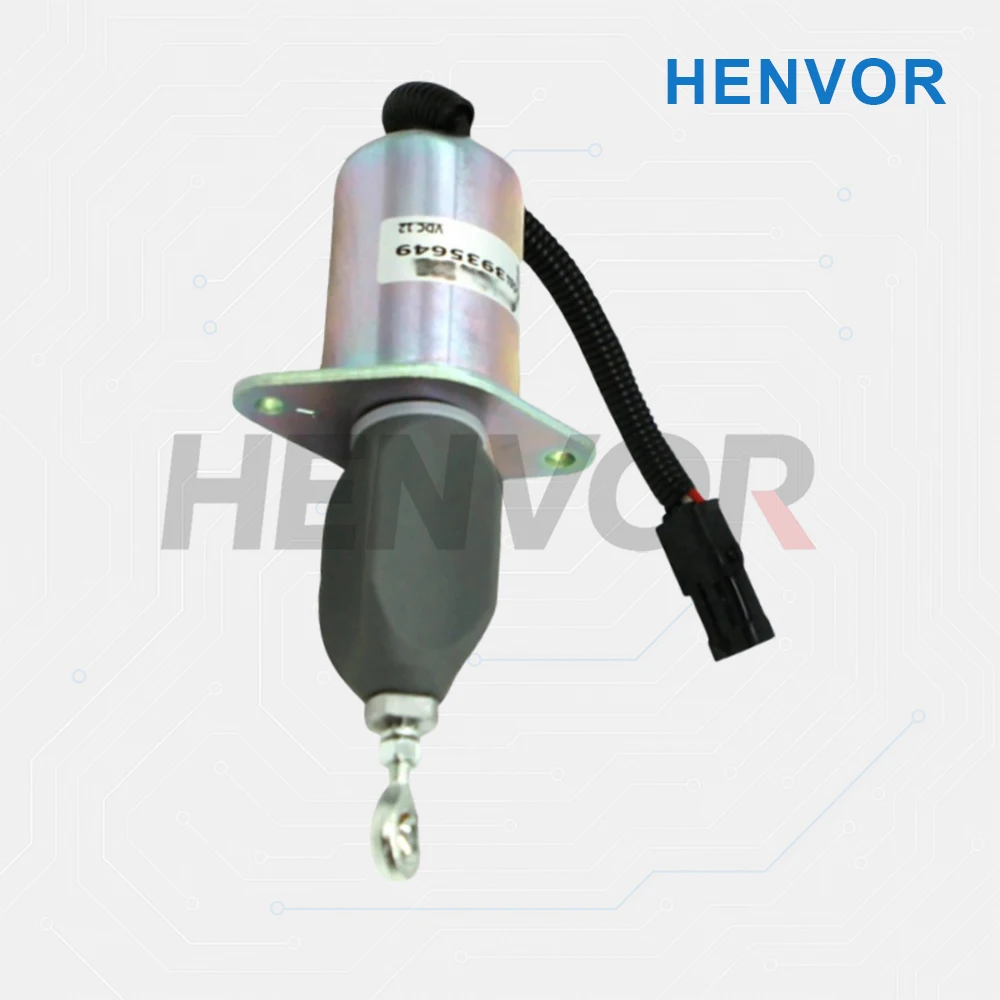 12V 24V Engine Stop Solenoid Valve 3935649 3935650 SA476412 SA476424 Machinery Power Shutoff Control Unit