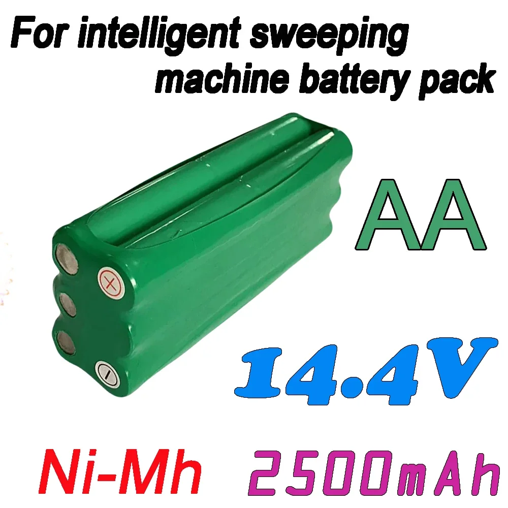 

14.4v AA 2500mah Ni-MH Rechargeable Battery Pack For Papago S30C Intelligent Sweeping Robot VONE T285D Cleaner battery pack