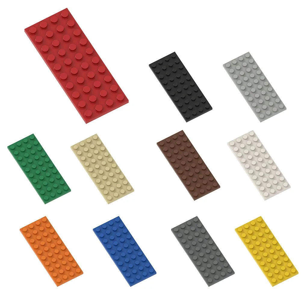 

10 шт. 4x10 точек, тонкие строительные блоки DIY, кирпичики для конструирования, развивающие творческие игрушки для детей, совместимые с 3030, для сборки