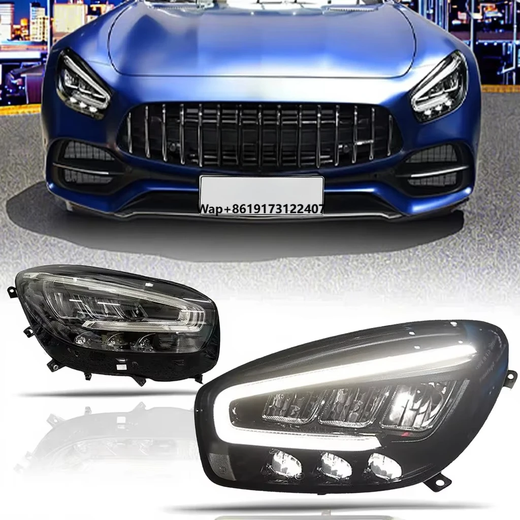 New LED Projector Headlights Daytime Running Light 6000K 24V 100W for GT 2017-2019 Retrofit/Upgrade