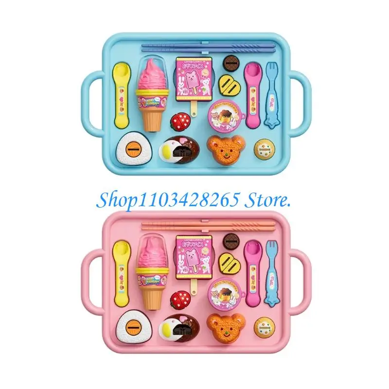 مجموعة طعام تظاهرية بلاستيكية واقعية للعب الأدوار وأنشطة التعلم التفاعلية G2TE #1