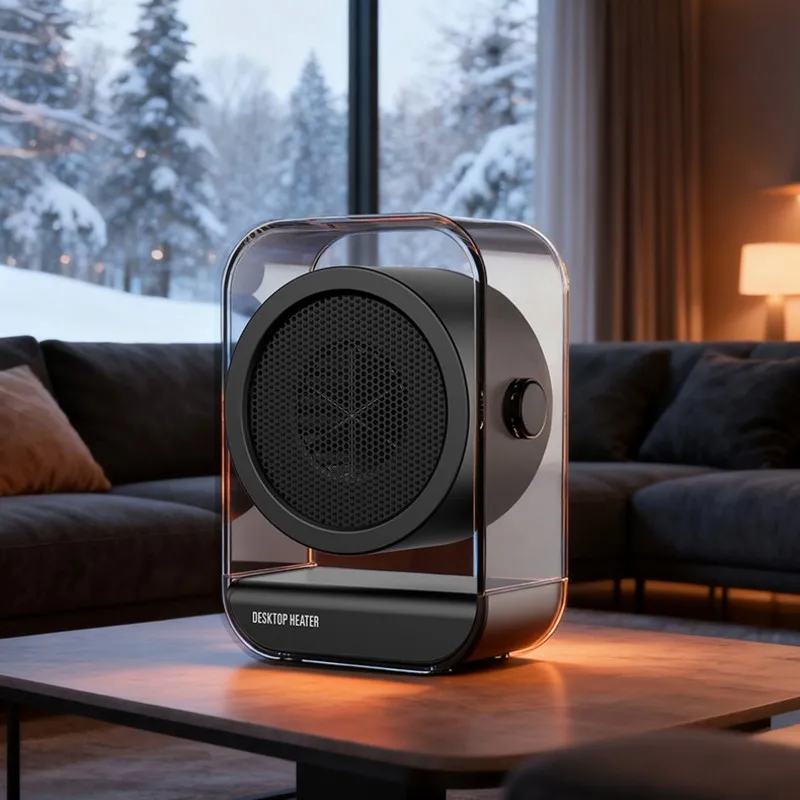 

A35R Compact Electric Desk Heater For Office, Dorms- Portable Desktop Design With Overheat Protection& Power-Saving Feature US P