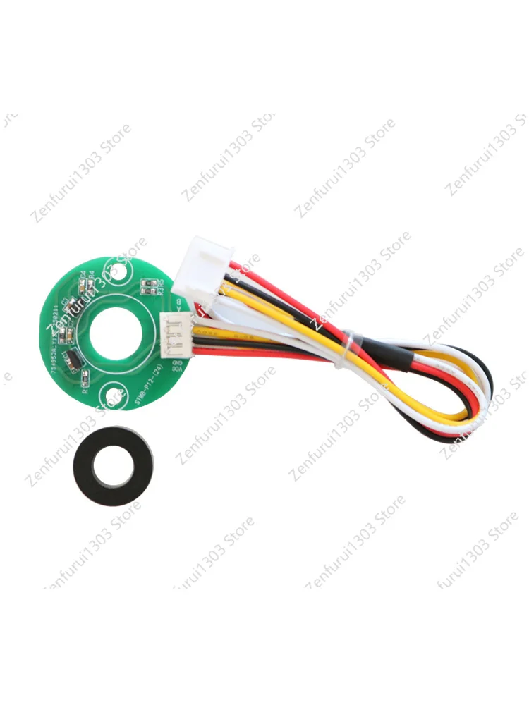 STM8-P12 12PPR Rotary Hall Magnetic Encoder AB Phase Brushless Stepper Motor Code Disc Speed Direction Measurement