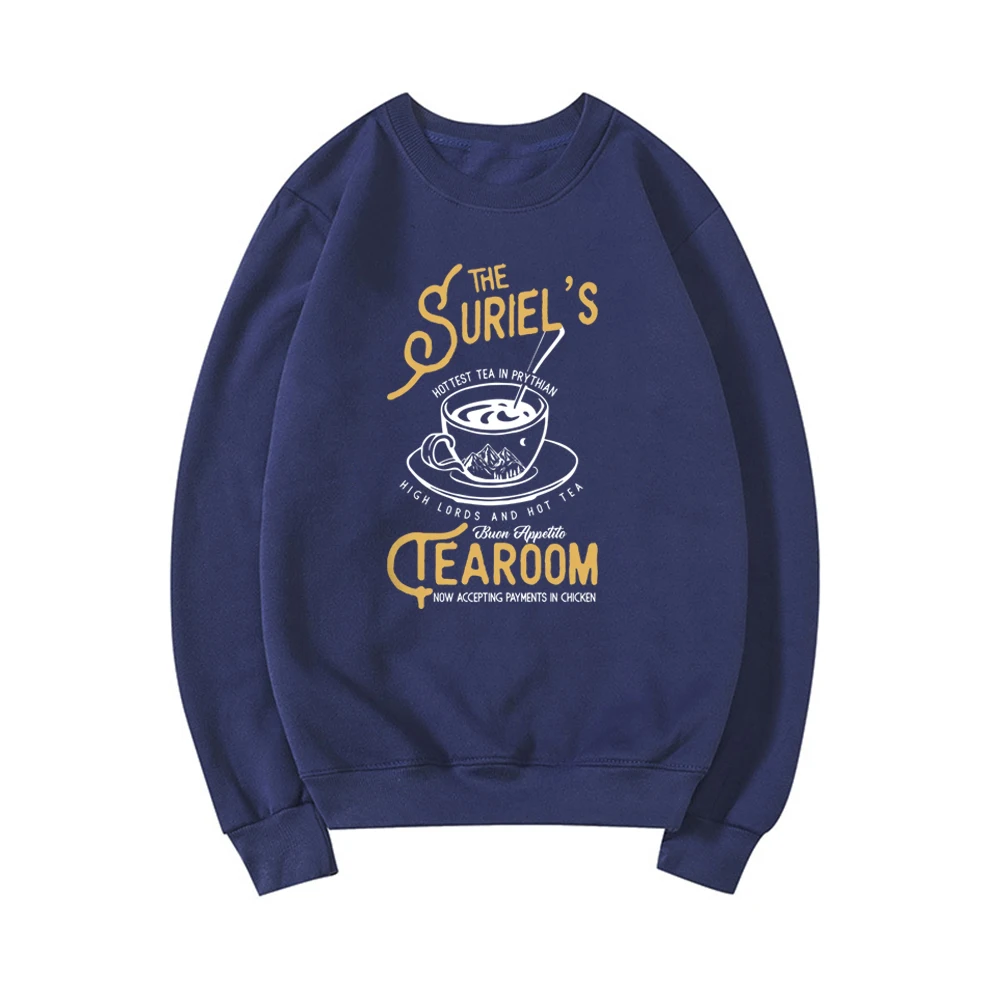 The Suriel's Tearoom 스웨트 셔츠 A Court of Thorns and Roses Hoodie akotar Clothes City of Starlight 스웨터, SJM 풀오버