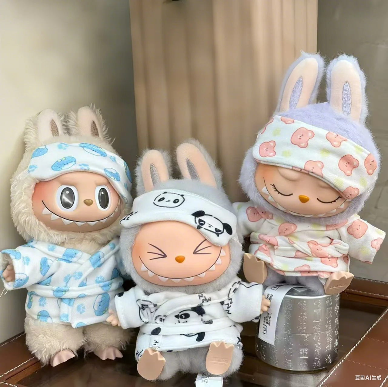 

Small Sweater Doll Clothes for 17cm Labubu Trendy Pendant Plush Toy 1st-3rd Gen Dog Doll Outfit Clothing Accessories