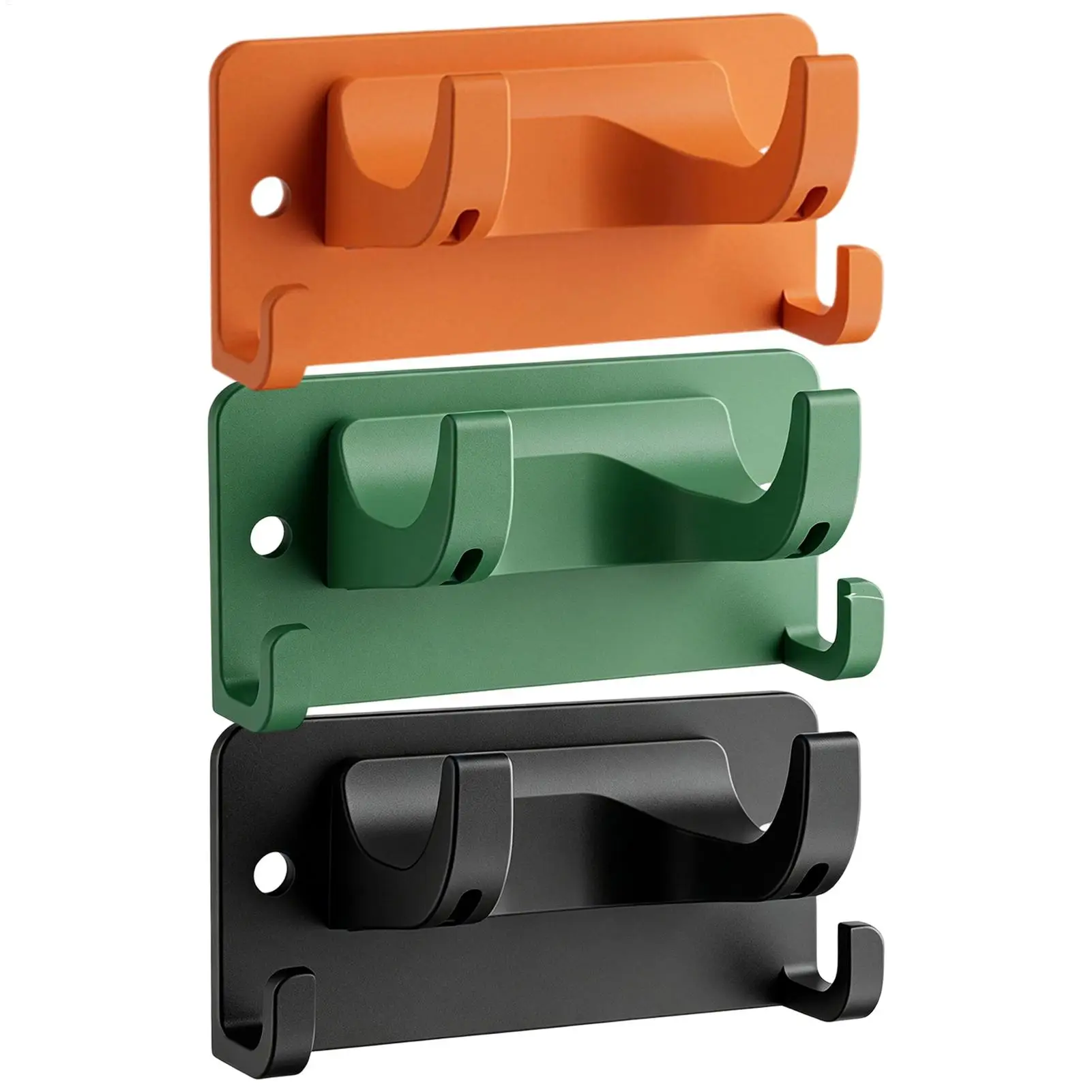 Wall Mount Tool Hangers Shed Hooks Garage Hooks with Screws Modern Space Saving Organizer for Broom Mop Rake Shovel Garden