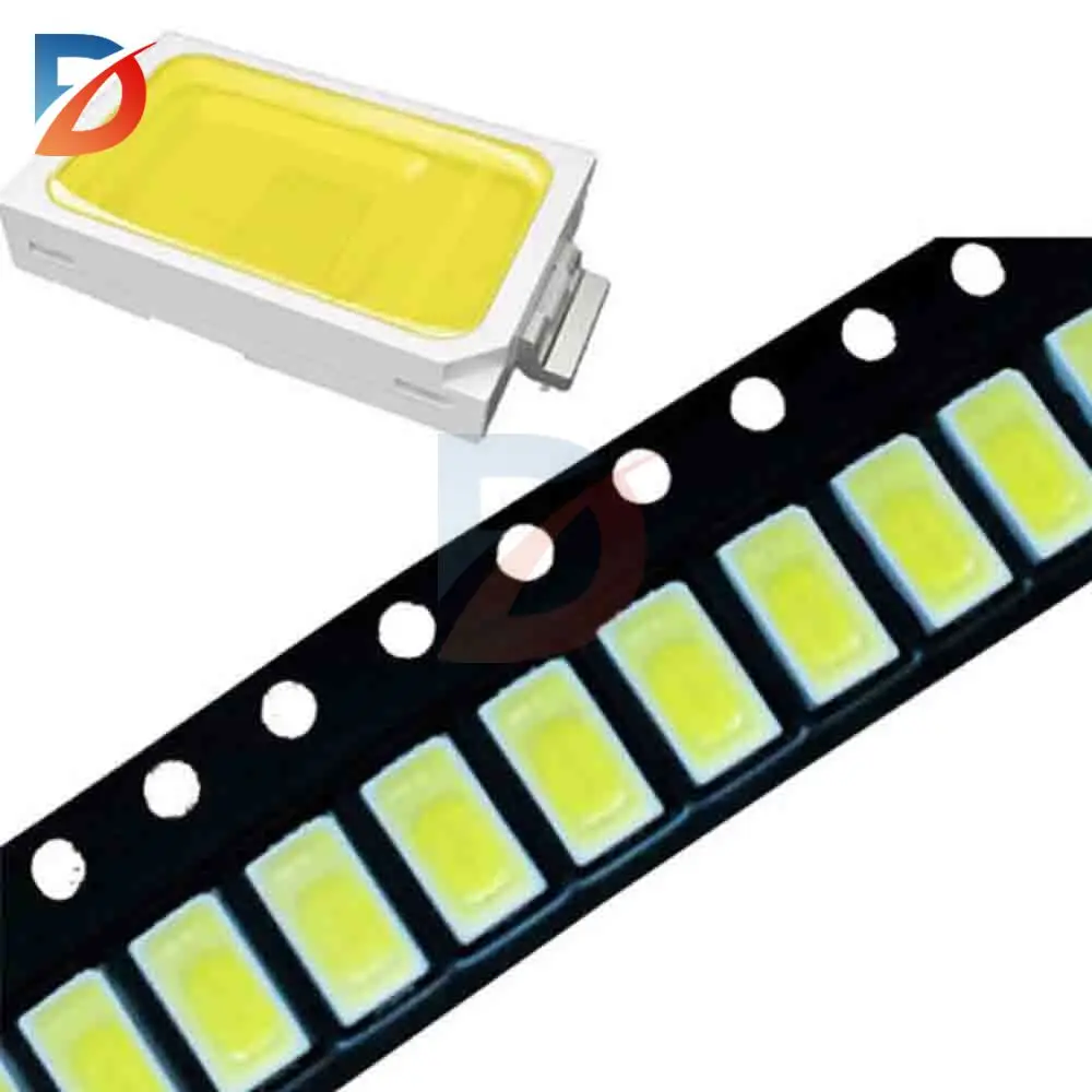 100 Stück 5730 LED weißer Aufkleber SMD LED-Leuchtdiode mit hoher Helligkeit