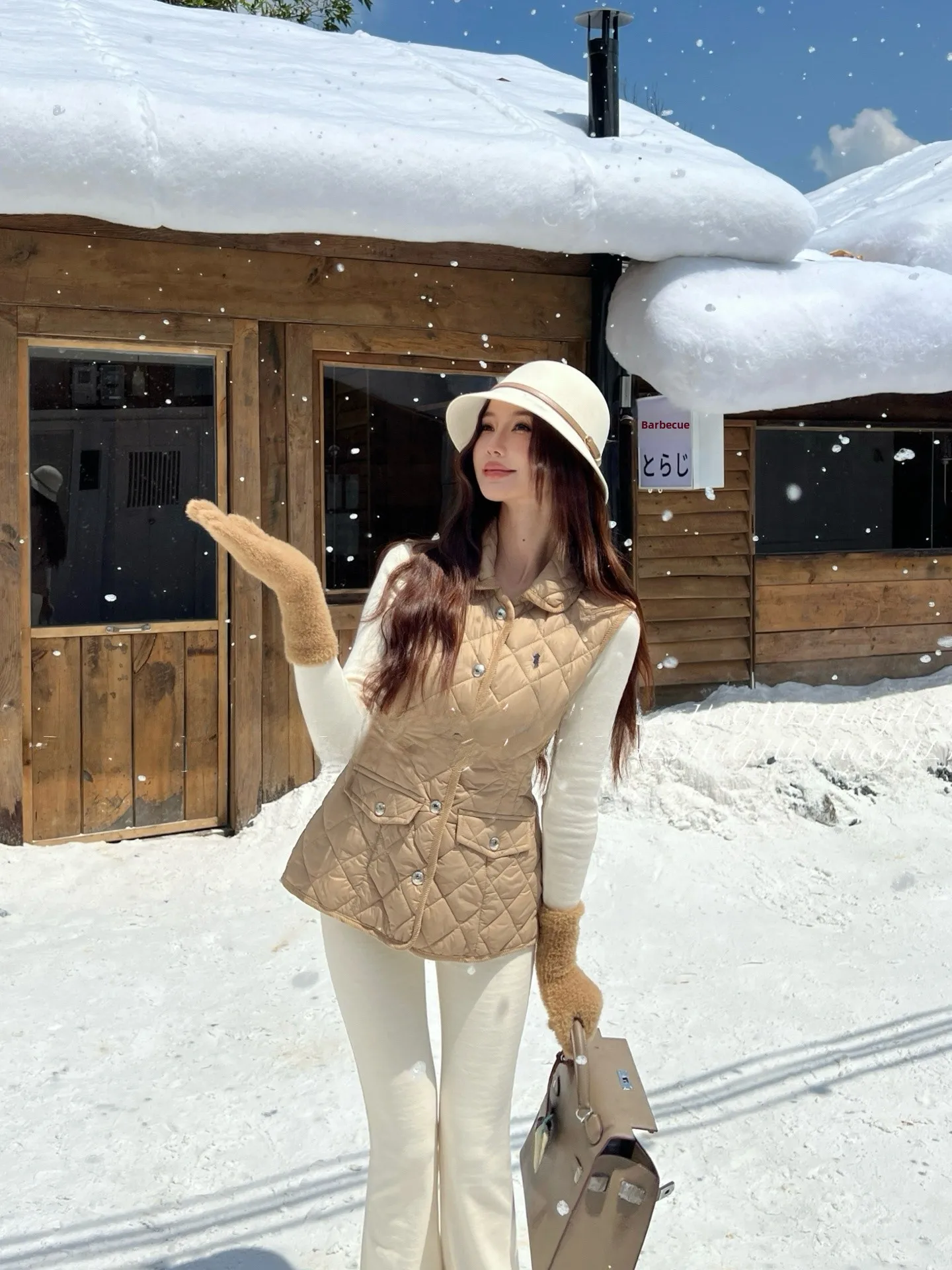 

Женский хлопковый жилет с приталенным воротником, модный, с застежкой на талию, высокое качество, для поездок на работу, цвет с одной пуговицей