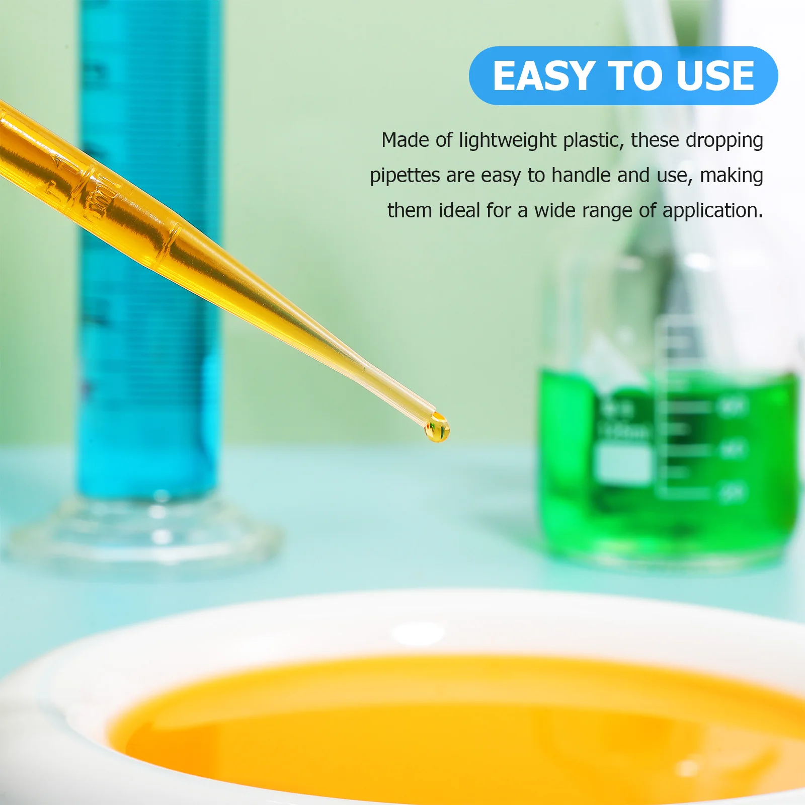 

100 Pcs Pipette Plastic Dropper Eye Baby Calibrated Disposable Graduated Pipettes