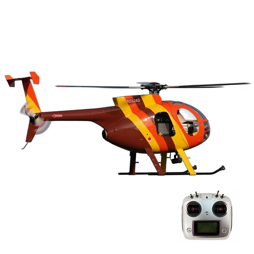 

ROBAN MD500E MD500D 470 Class 2.4G 6CH Hughes Bird 5 Blades Flybarless RC Helicopter RTF