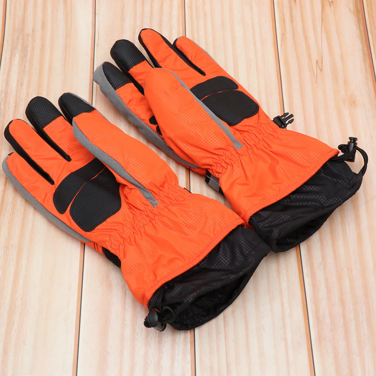 Gloves Sports for Outdoor Windproof Finger Hiking Parents-child Ski Orange Winter Parent-child