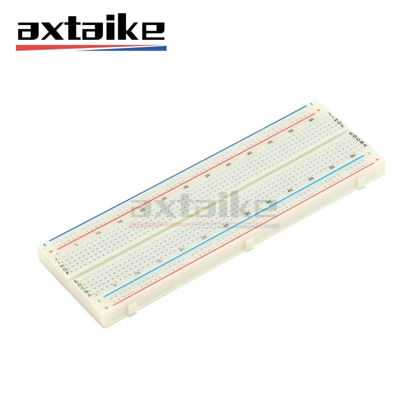 

MB-102 MB102 165*55*10mm Breadboard 400 830 Point Solderless PCB Bread Board Test Develop DIY 200+630 Holes Combination Splice