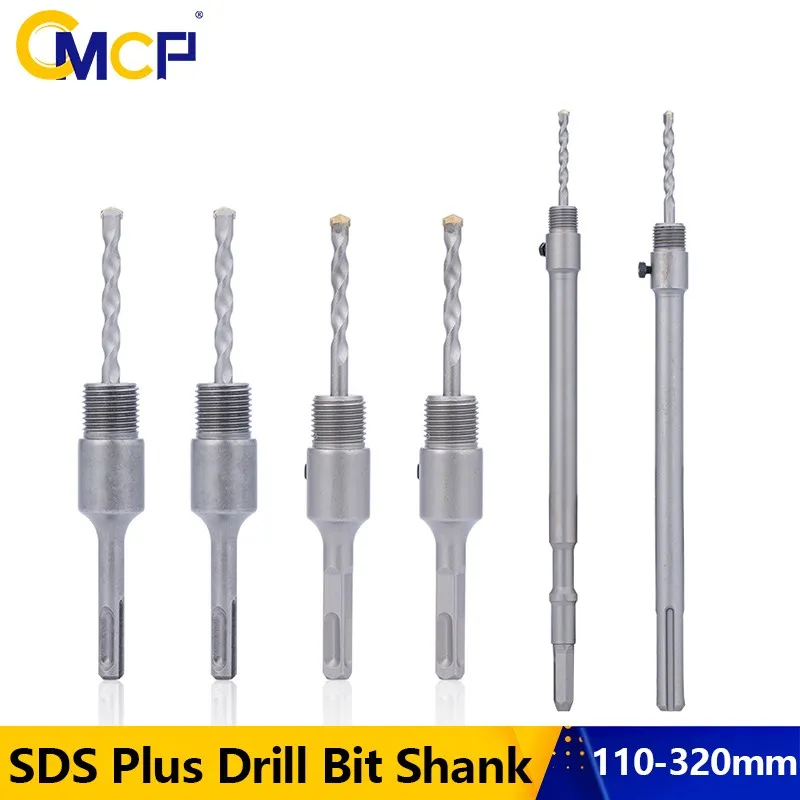 CMCP  SDS Plus Drill Bit Shank Carbide Tipped Metal Durable Round Rod 110/200/320mm