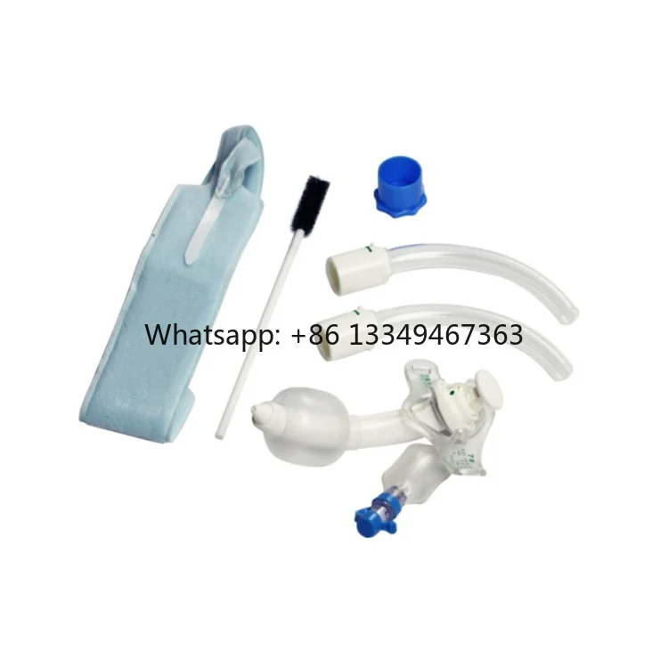 Factory Wholesale PVC Tracheostomy Tube with Inner Cannula and Fenestrated Design Single-Use Medical Kit