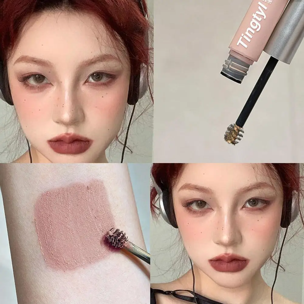 ホット 6 色眉毛エンハンサージェル液体メイクフィルム形成ティント OffTattoo 涙ロング防水眉毛持続 N9R1