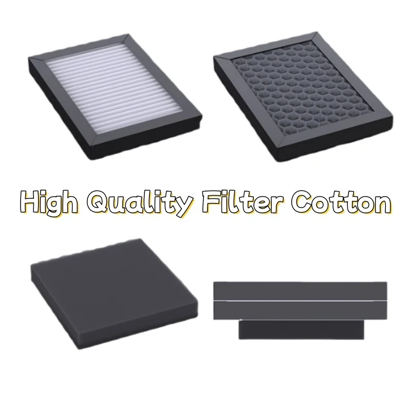 Filter Cotton Air Purifier Part Carbon Main Carbon Filter Medium Hepa Filter Pre-filter For ZJ-802S SK-102 Replacement Accessory