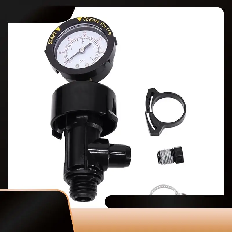 

98209800 High Flow Manual Relief Valve/Air Relief Manual Valve Assembly With Pressure Gauge For Pool And Spa Filter-N38R