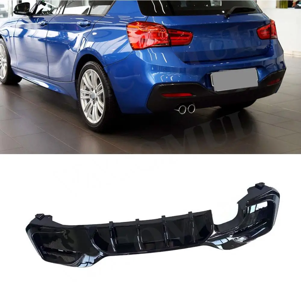

VACOMUL ABS Gloss Black Rear Bumper Lip Diffuser Spoiler Splitters for BMW 1 Series F20 M Sport M135i M140i 2016- 2018