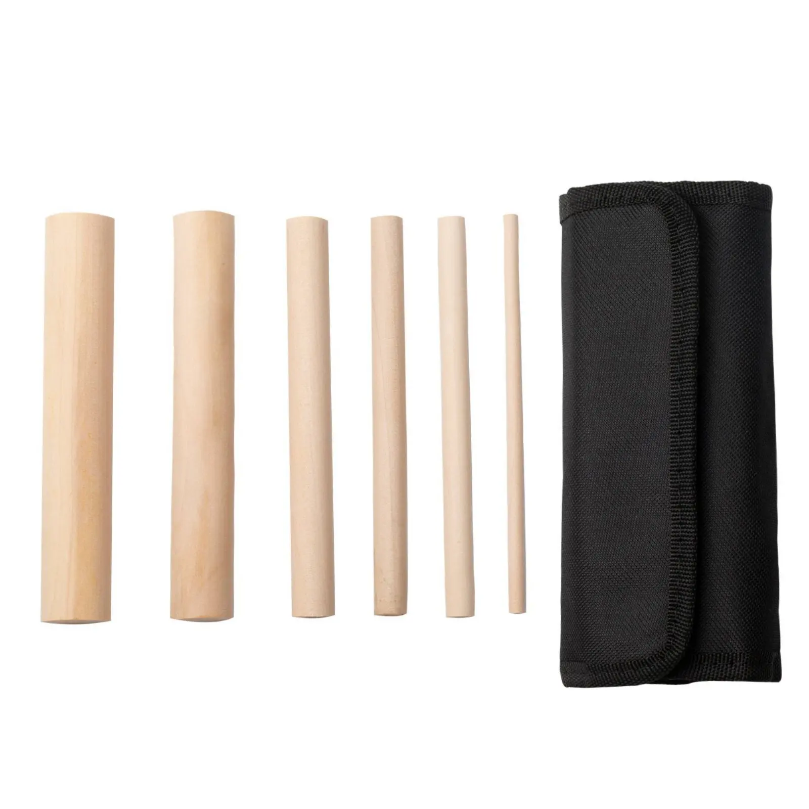 6 Pieces Wire Wrapping Mandrel Wooden Wire Coil Former Set Jewelry Mandrel Set Multiple Sizes Round Rod Shaping Tool Easy to Use view 4