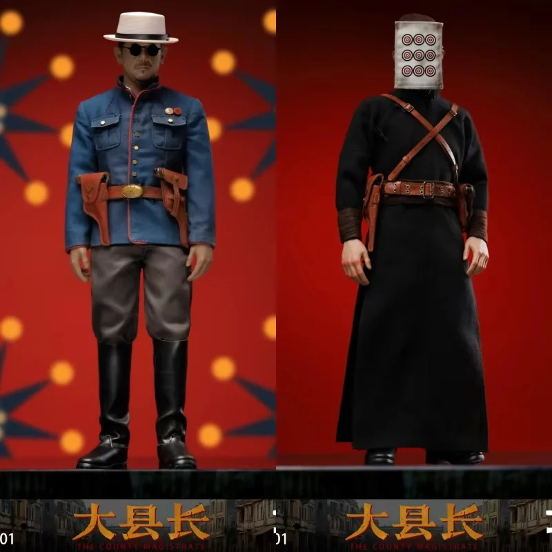 In Stock BJ.STUDIO BK01 1/6 Scale Male Soldier Jiang Wen Film Role Bandit County Magistrate Zhang Muzhi Full Set Action Figure