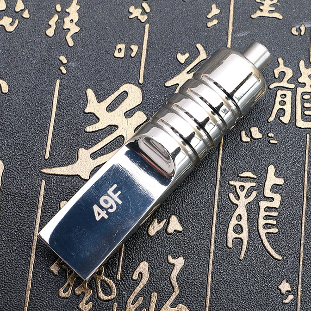 

Stainless Steel 49F Grip Professional Tattoo Machine Handle Anti-Slip Wear-Resistant Self-Lock Grip Tube for Coil Equipment