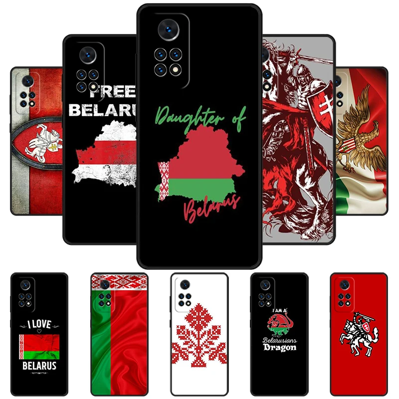 Belarusian Country Flag Phone Case For Redmi Note 11 EPro 11S 10 10T 9S Promax 8 Pro Xiaomi Mi 10 11 12X 12S Ultra Cover