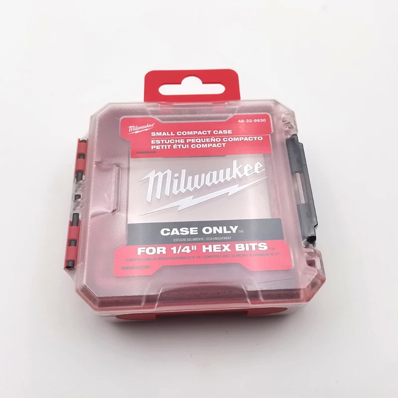 Milwaukee 48-32-9930 PACKOUT Small Compact Case Drill Support For 1/4“ Hex Bits Storage Tool Box Only