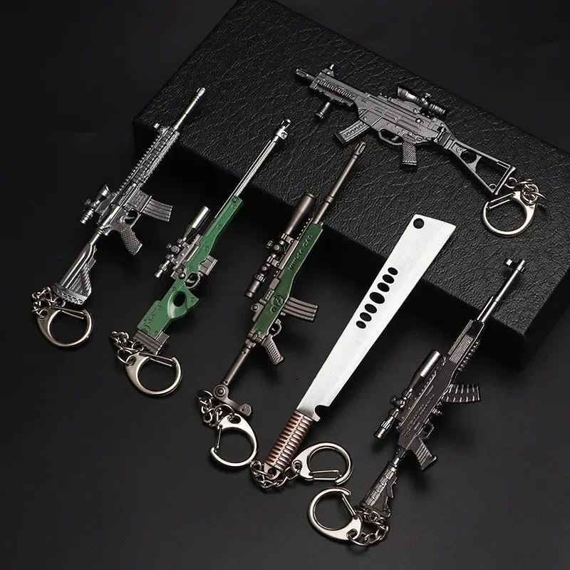 Exquisite And Interesting Simulation Mini Model Gun Keychain Temperament Small Pendant Men'S And Women'S Jewelry Accessories