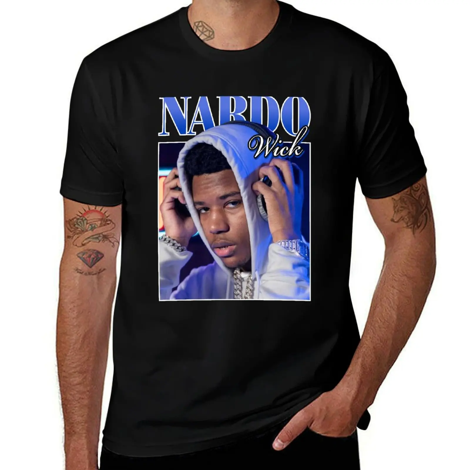 

Nardo Wick T-Shirt men t shirt cotton 100% cotton tshirt 100%
