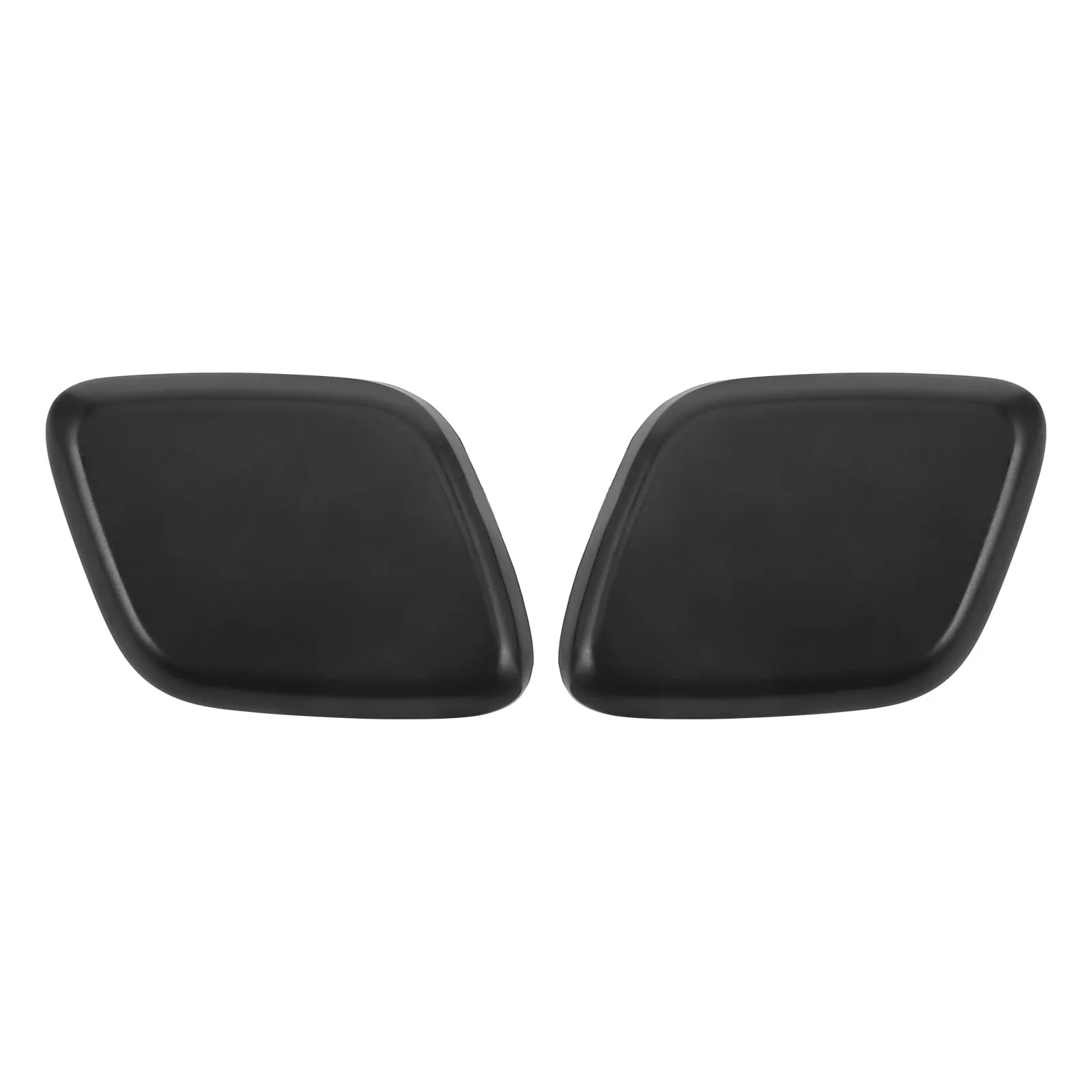 

1Pair Headlight Washer Nozzle Cover Front Bumper Smooth Finish Protective Cap for Washer Nozzle Cover