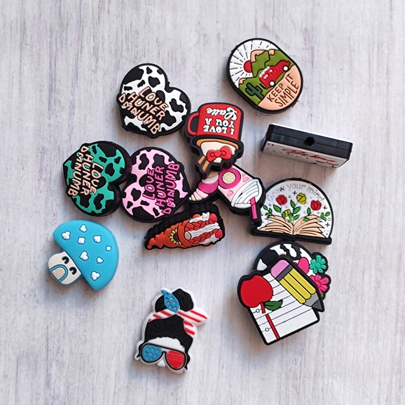 80pcs Silicone Beads Food Grade New Cartoon Trend Focal Bead DIY Nipple Chain Jewelry Accessories Wholesale Silicone Beads