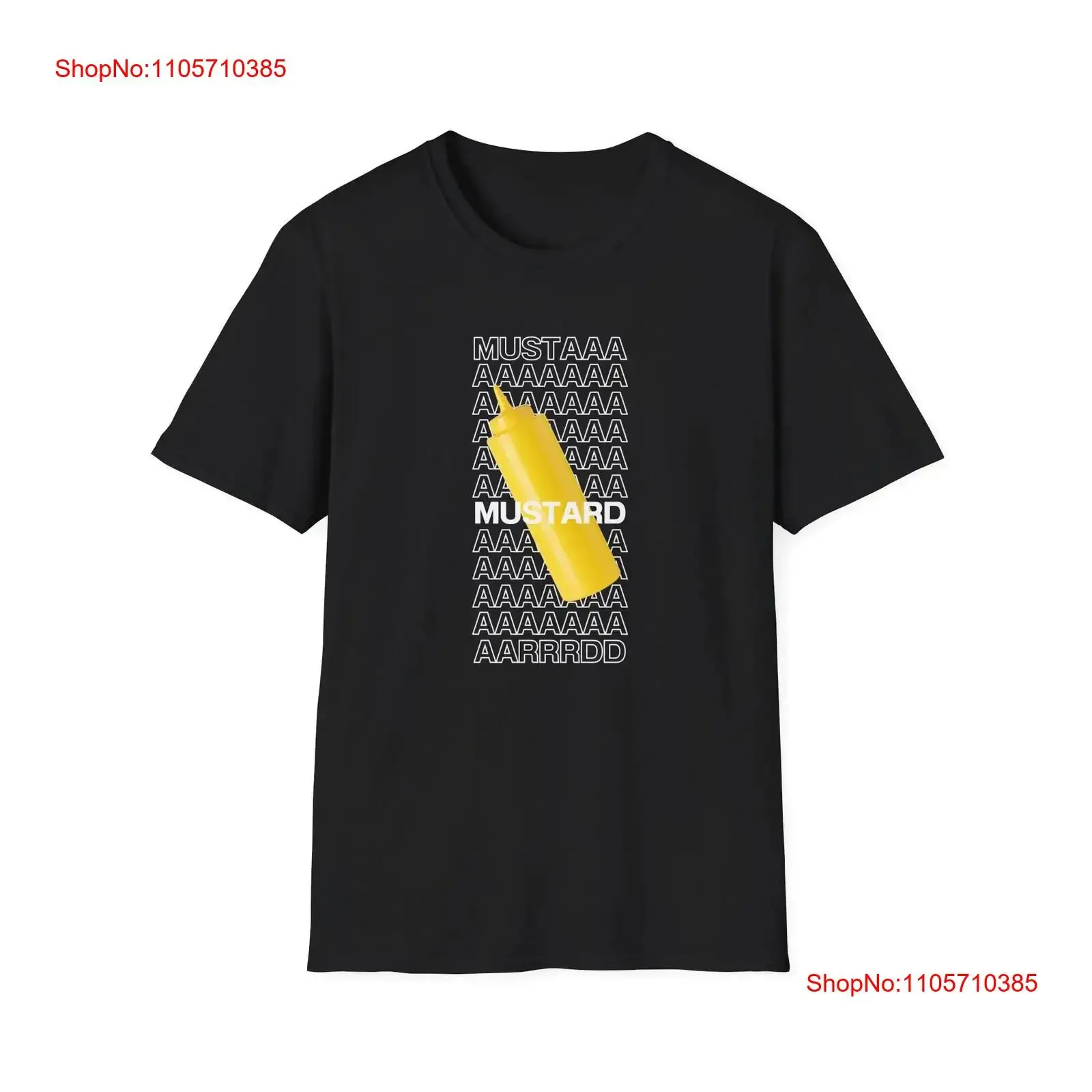 Mustard T shirt Fun Condiment for Friends Family Unique Perfect Food Lovers vintage Washed homme Top For Everyday Wear