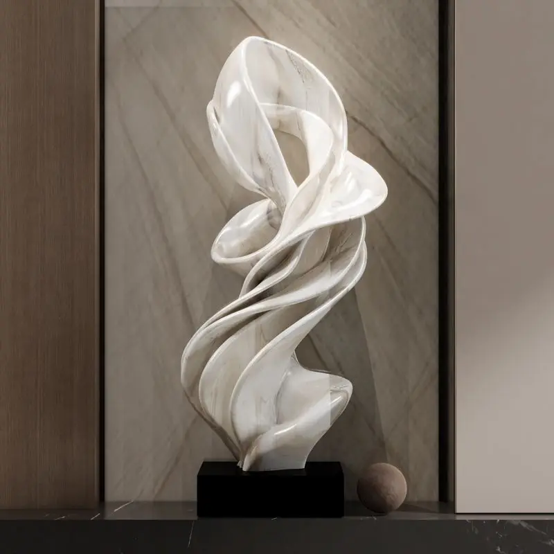 60X25X21CM Artistic Home Sculpture Ornaments Living Room Corridor Hotel Lobby and Entrance Hall Floor-standing Decorations