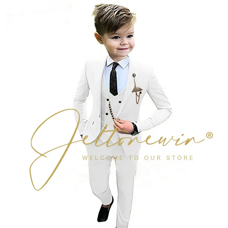 Boys Formal Wedding Suit Kids Prom Party Tuxedo Blazer Children\'s Day Pinao Performance Costume School Uniform Boys Suit