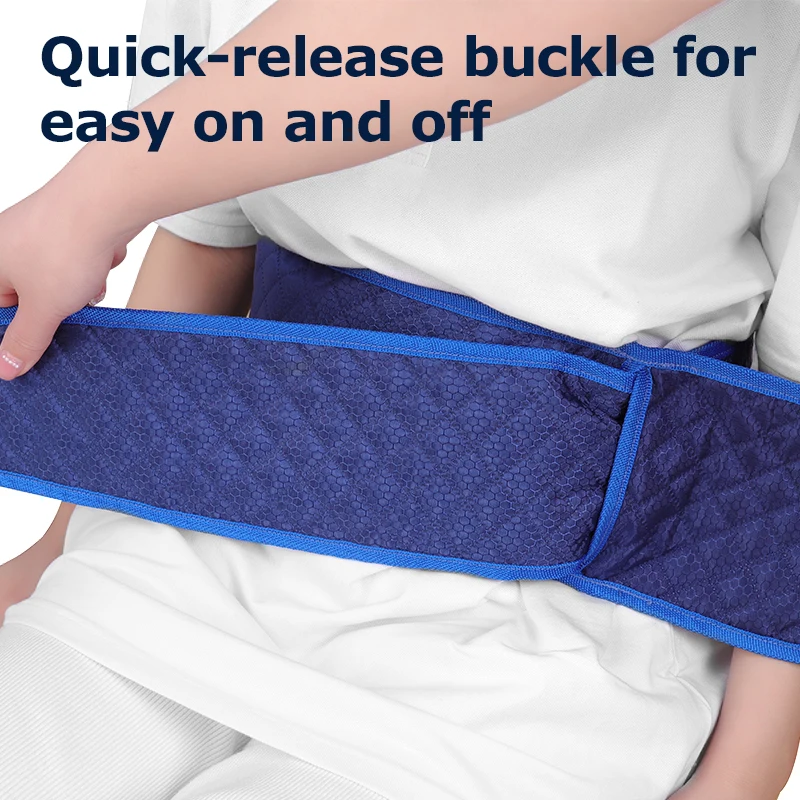 Lefeke Bed Safety Harness Adjustable Guardrail Belt Wheelchair Seat Patients Restraint Fixing Comfortable Strap Safe Health Care